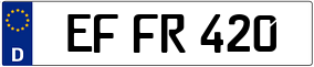 Truck License Plate